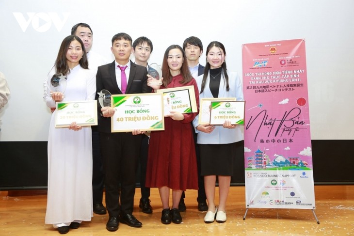 Thực tập sinh Việt Nam đoạt nhiều giải cao trong cuộc thi hùng biện tiếng Nhật